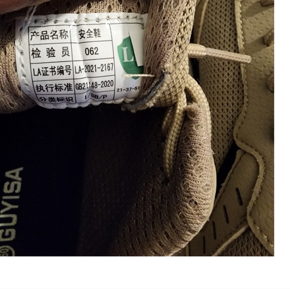 Guyisa European Breathable Men's Steel Toe Safety Shoes - Picture 7 of 7